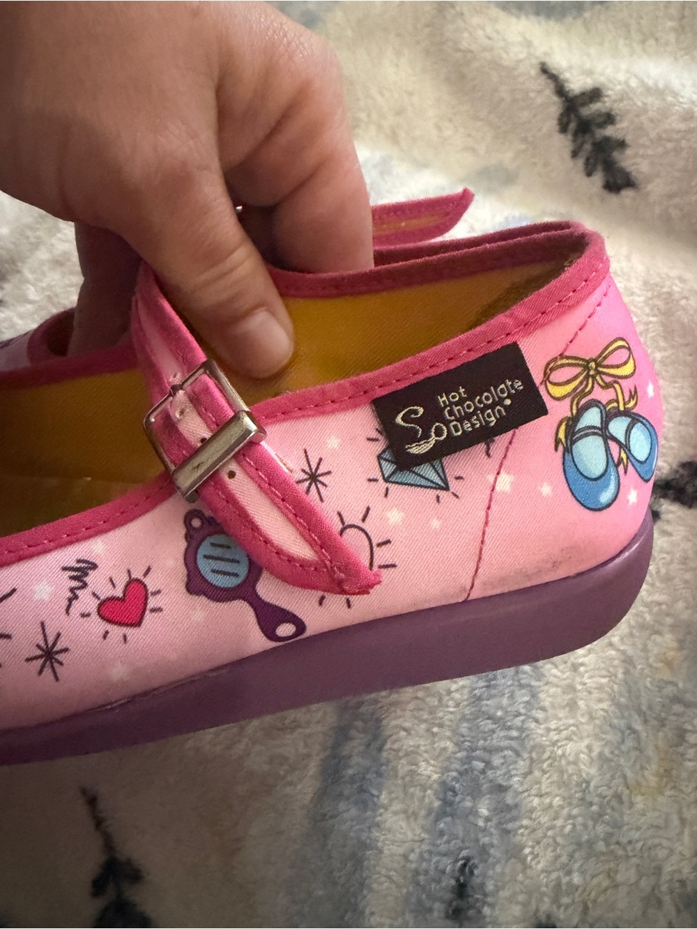 Hot Chocolate Design Kids' Pink Mary Jane Dress Shoes
